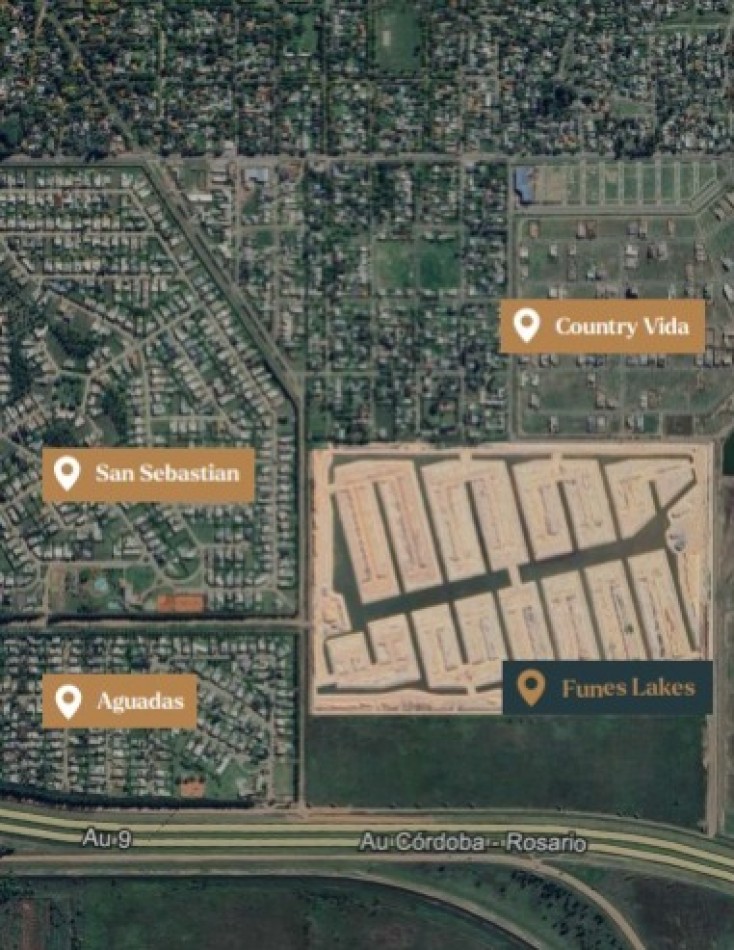 VENTA LOTE FUNES LAKES - CONTINENTE "A" - LOTE 68